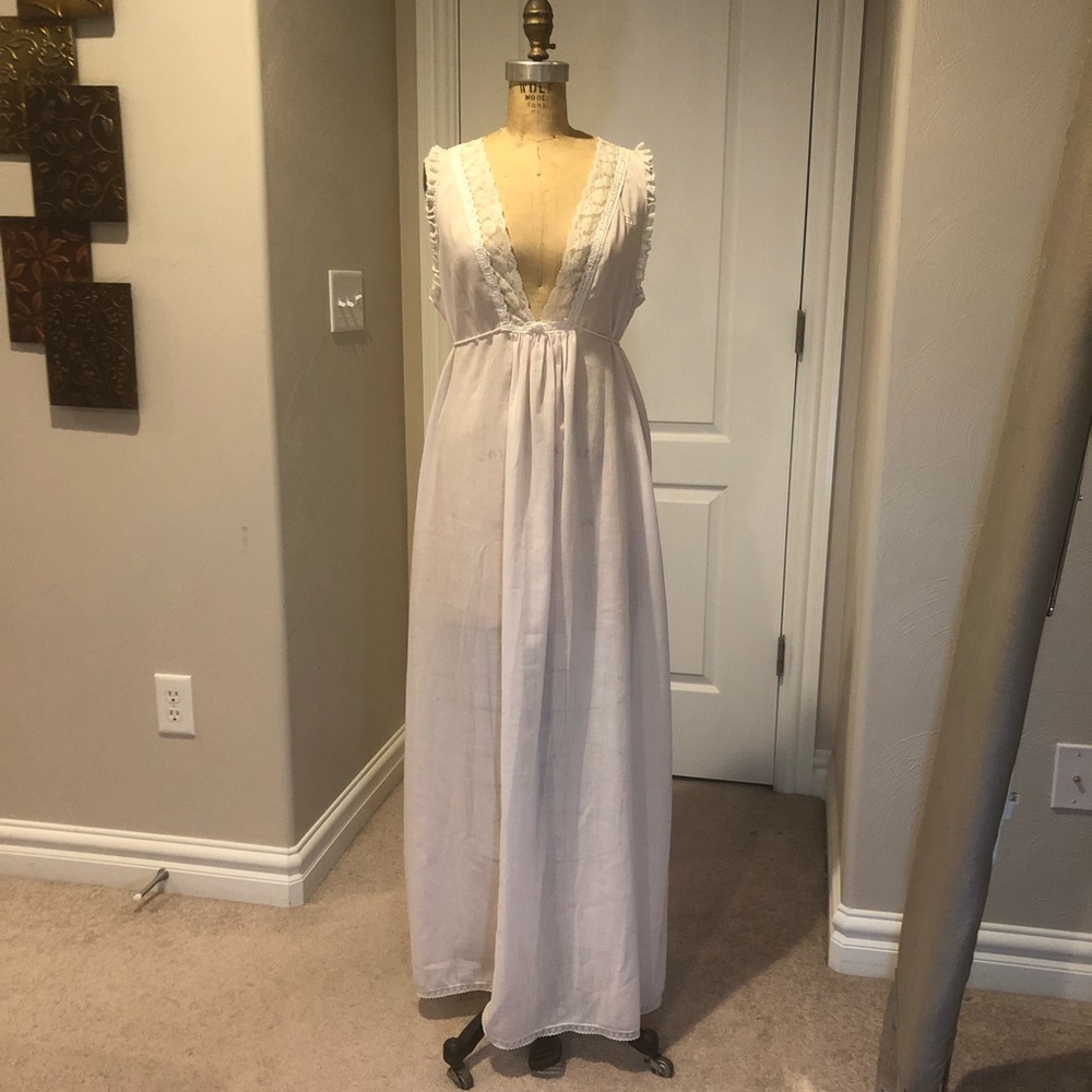 Christian Dior Pink Cotton Nightgown